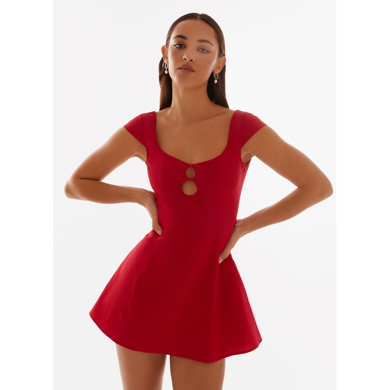 Kinley Mini Dress – Red