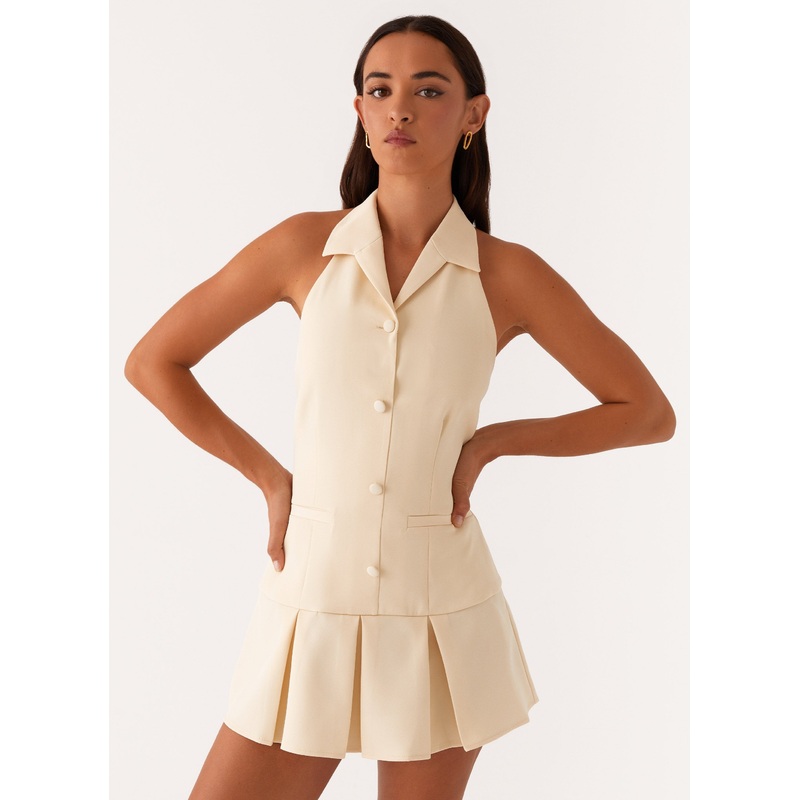 Payton Mini Dress – Lemon