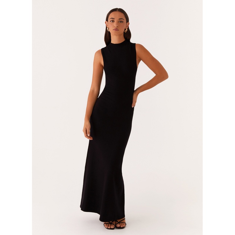 Prove It Knit Maxi Dress – Black
