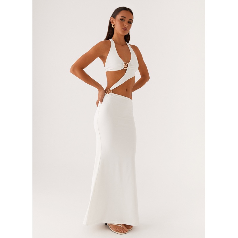 World Series Maxi Dress – White