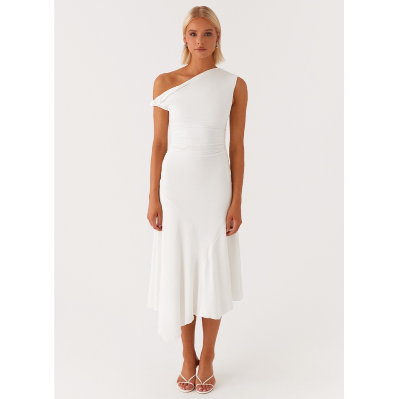 Byron Midi Dress – White