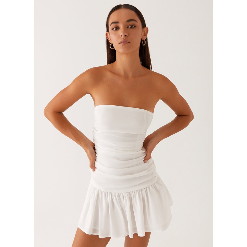Carmel Mini Dress – White
