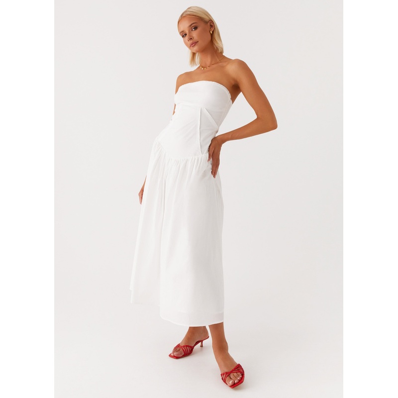 Larnie Midi Dress – White