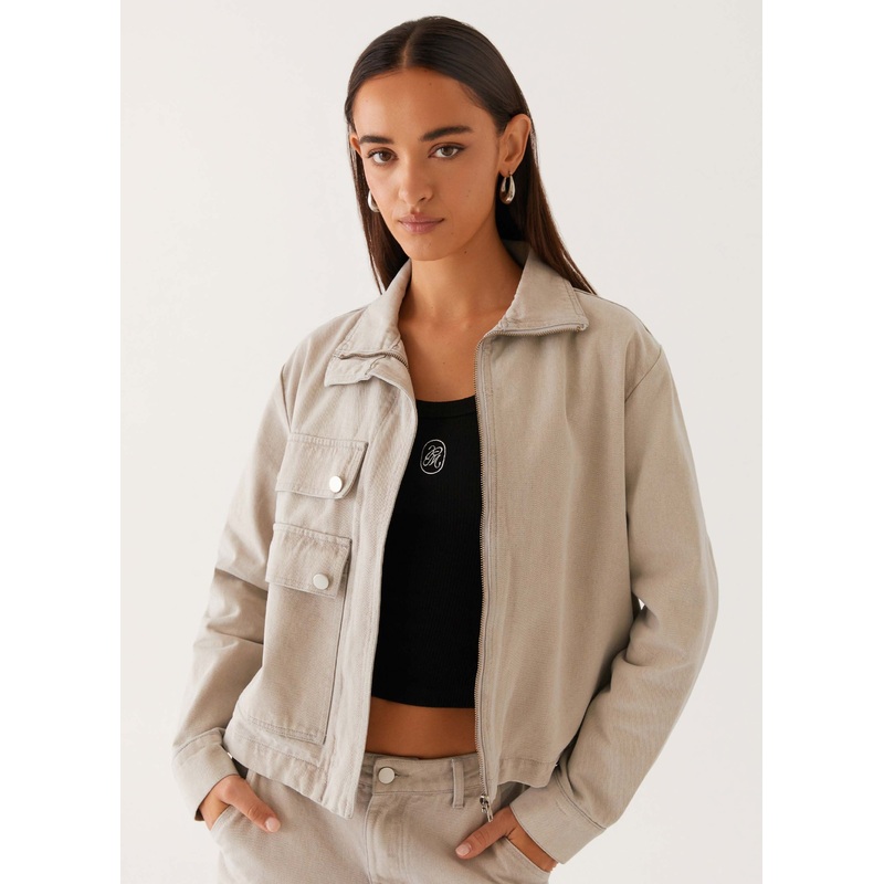 Milani Denim Jacket – Grey