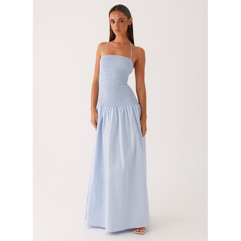 Zahra Maxi Dress – Blue