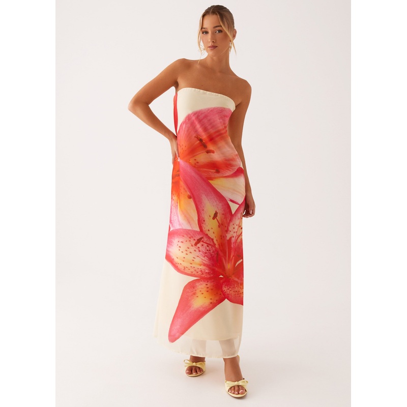 Darcy Maxi Dress – Yellow Floral