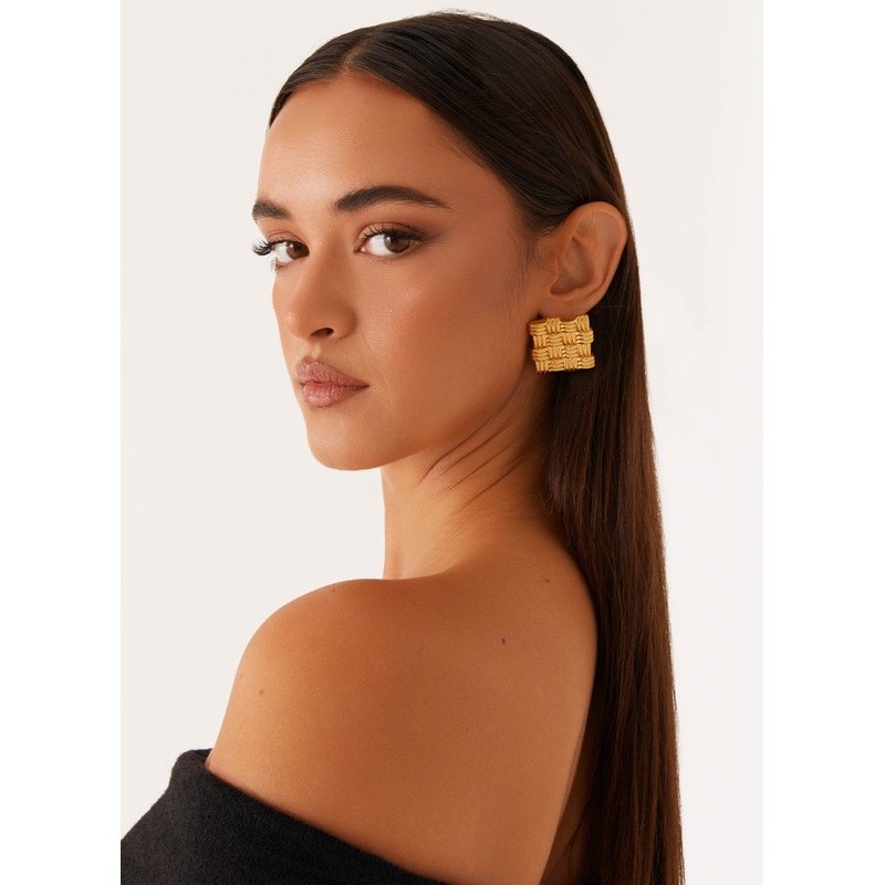 Irene Earrings – Gold