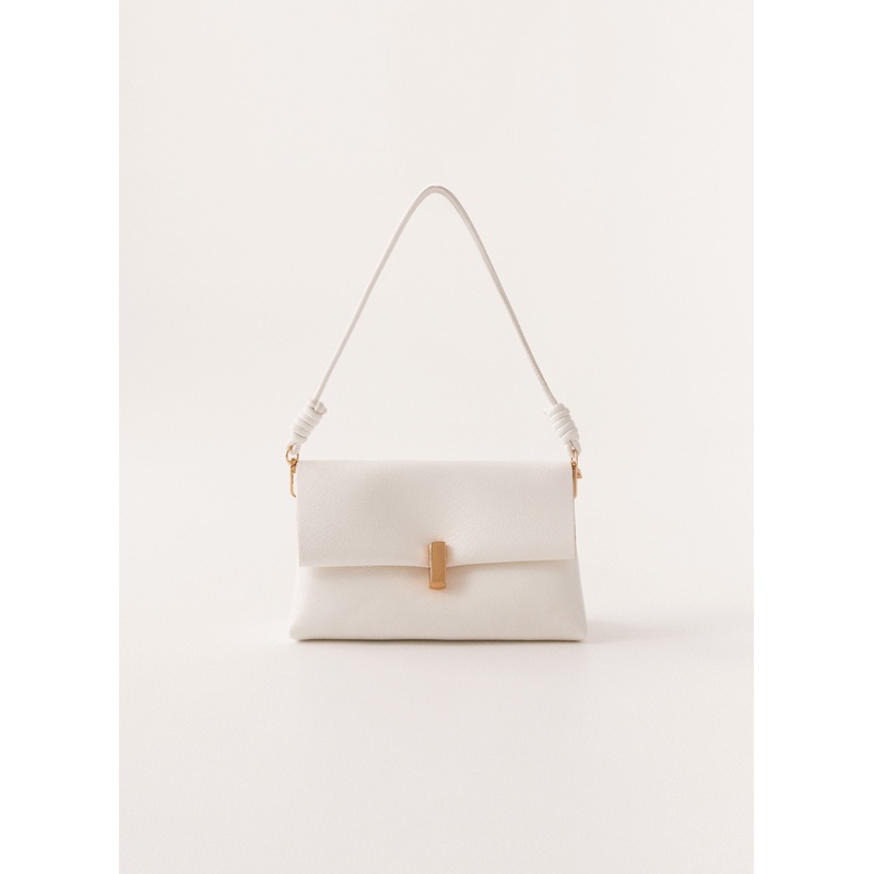 No Rules Shoulder Bag – White
