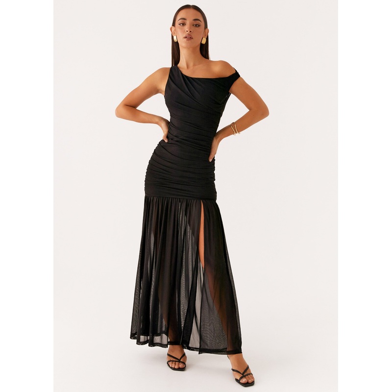 Pavilion Maxi Dress – Black