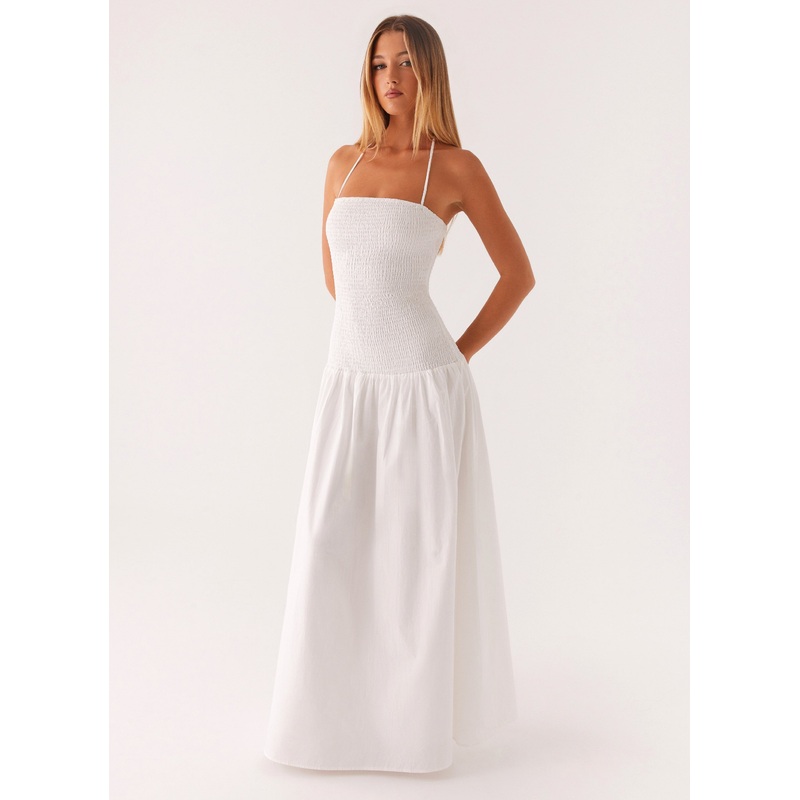 Zahra Maxi Dress – White