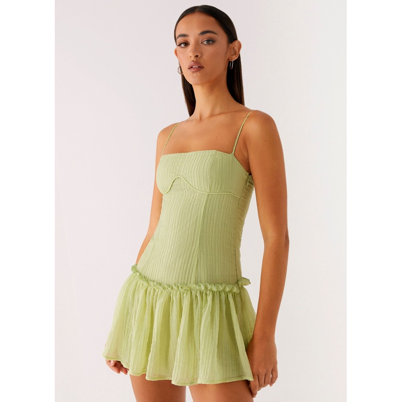 Bambini Mini Dress – Green
