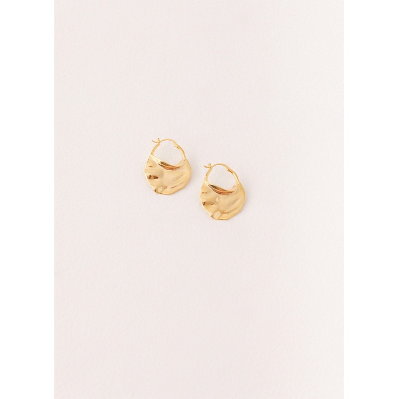 Elated Hoop Earrings – Gold