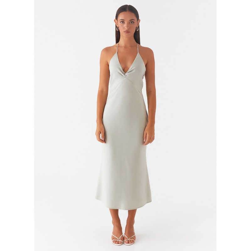 High Note Midi Dress – Sage