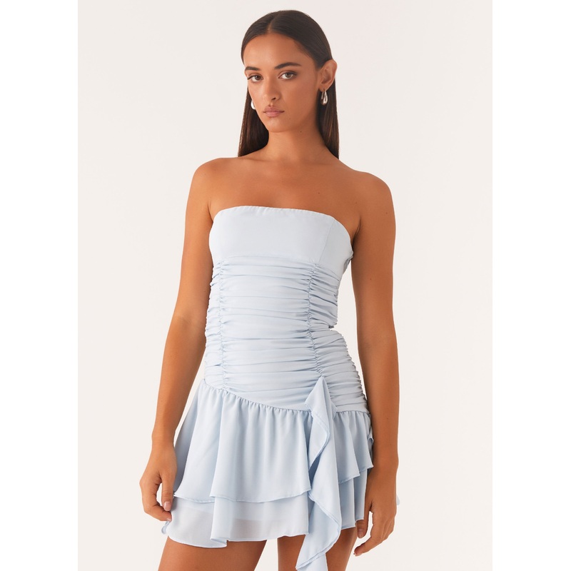 Viviana Mini Dress – Baby Blue