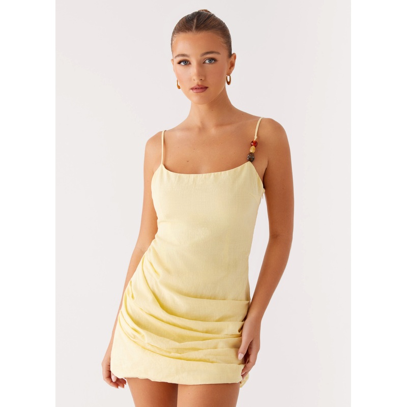 Adella Mini Dress – Yellow