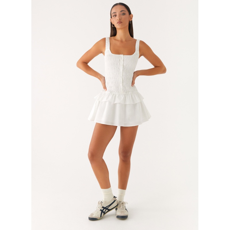 Aleena Mini Dress – White