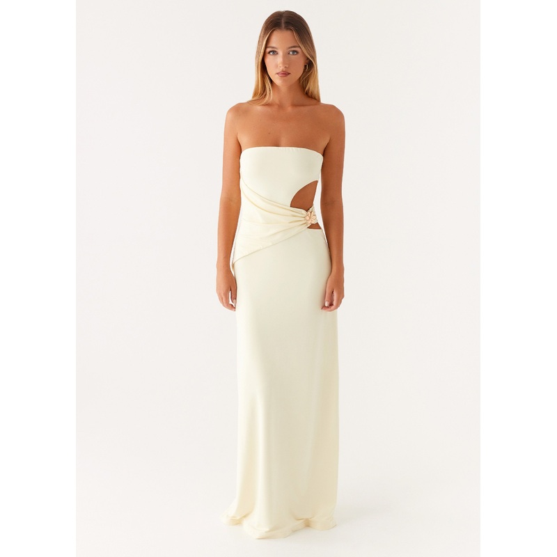 Anetta Maxi Dress – Yellow