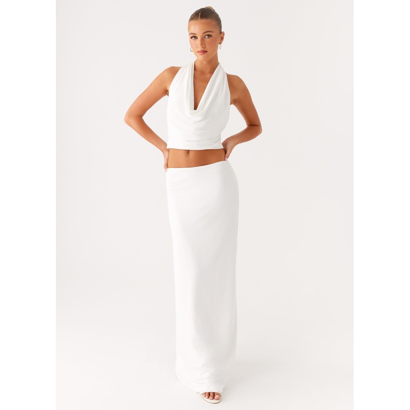 Ashi Maxi Skirt – White