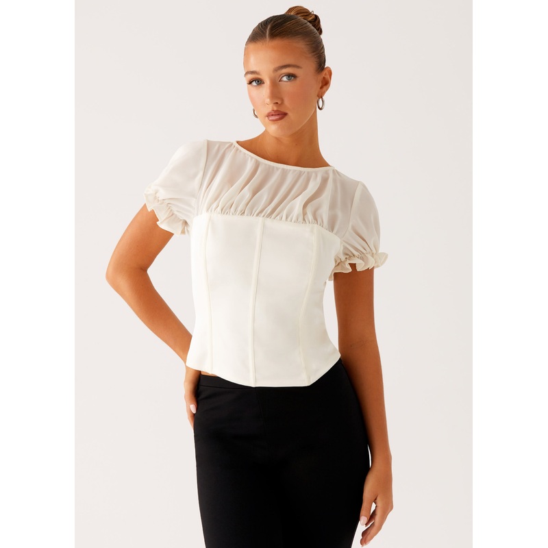 Avalee Top – Ivory