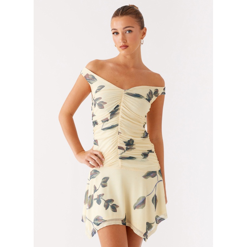 Josette Mini Dress – Buttercream Bliss