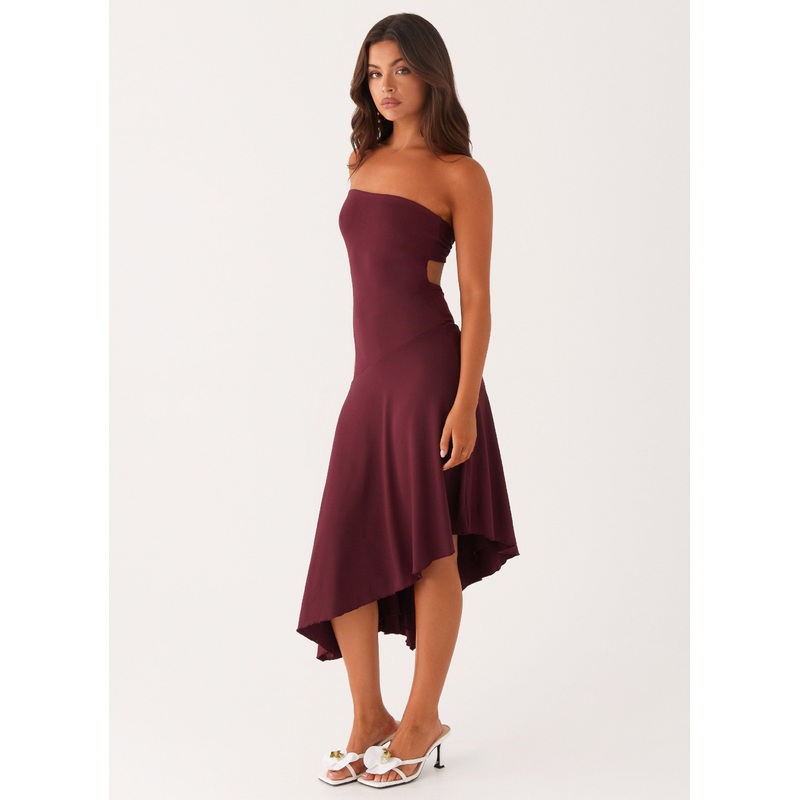 Juliana Midi Dress – Mulberry