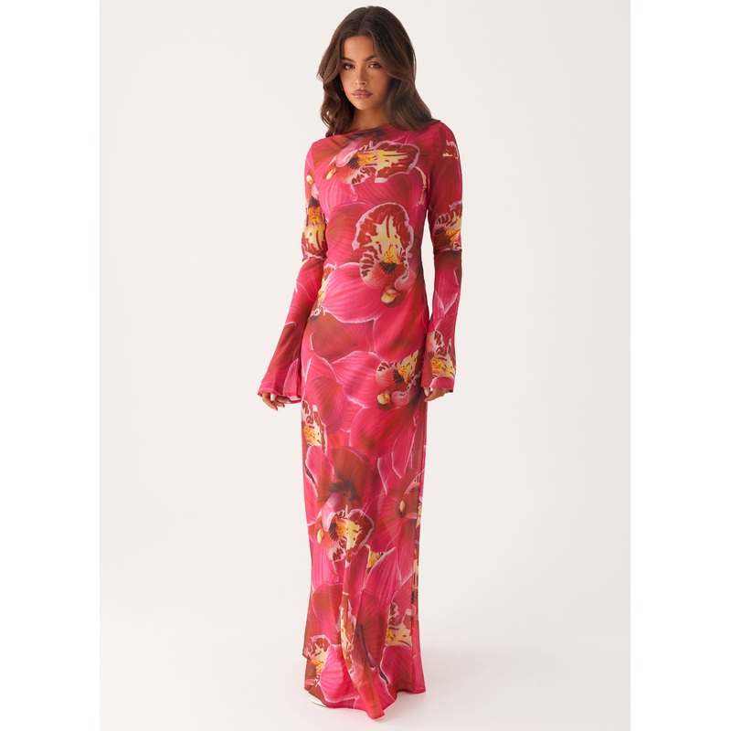 Lorde Maxi Dress – Orchid Pink
