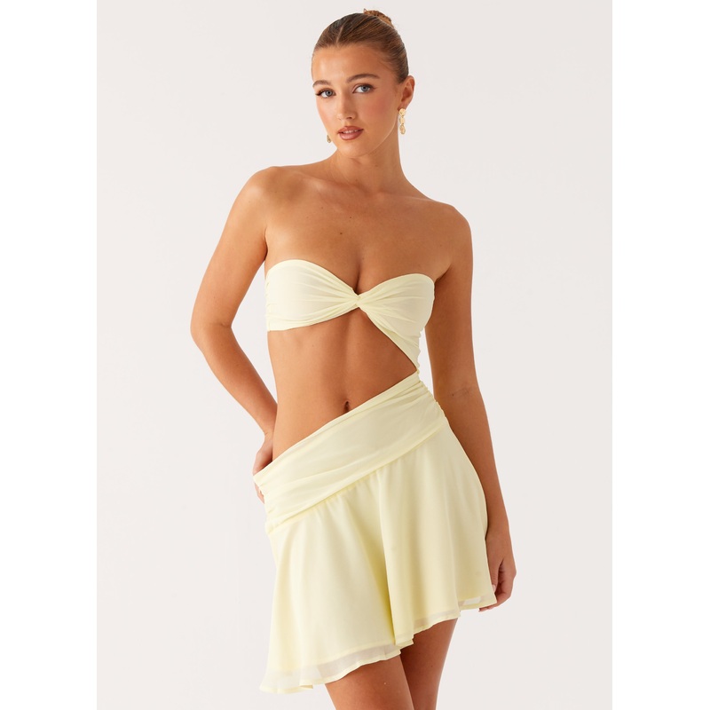 Marbella Mini Dress – Yellow