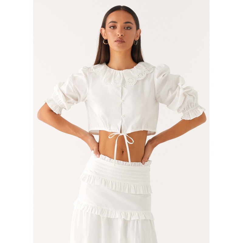 Melania Blouse – White