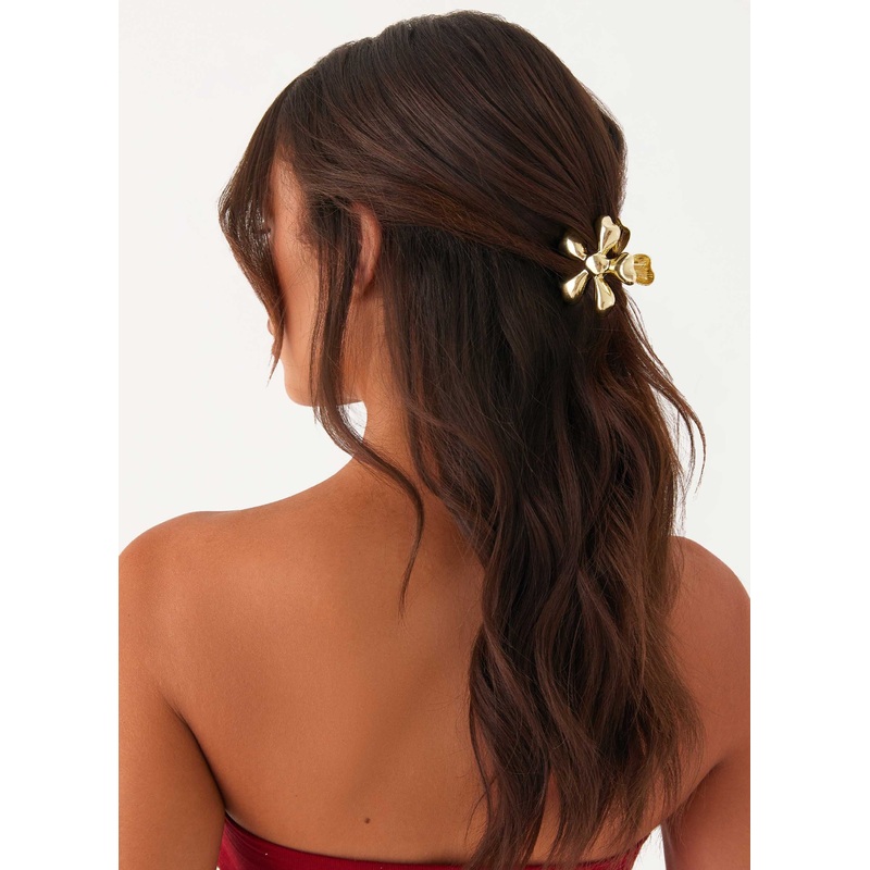 Sicily Mini Claw Clip – Gold