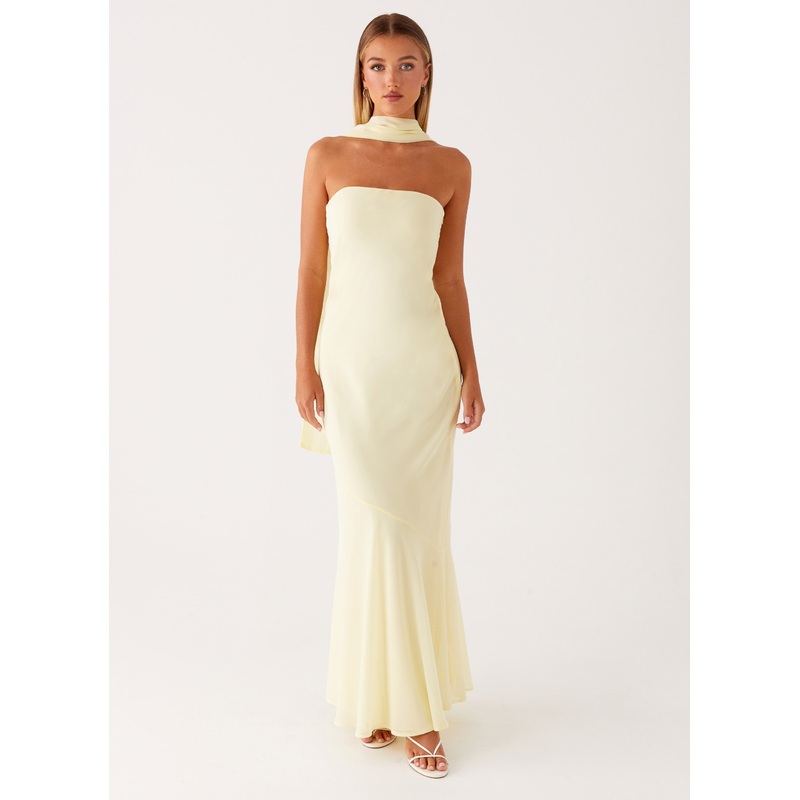 Under The Pagoda Maxi Dress – Yellow