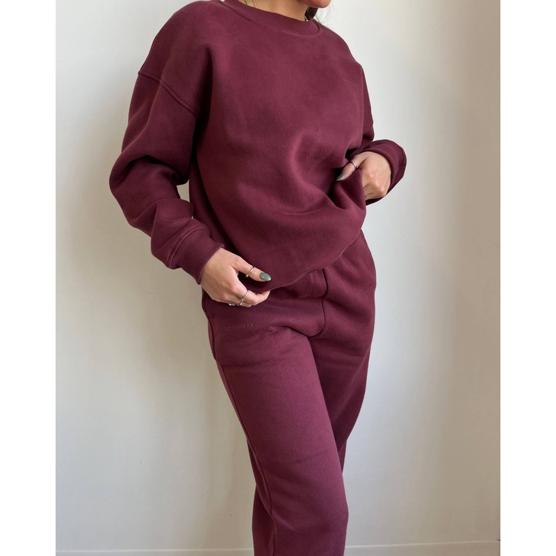 Basic crewneck – Burgundy