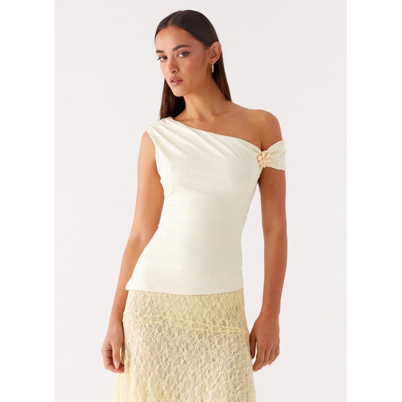 Catch Flights Top – Yellow
