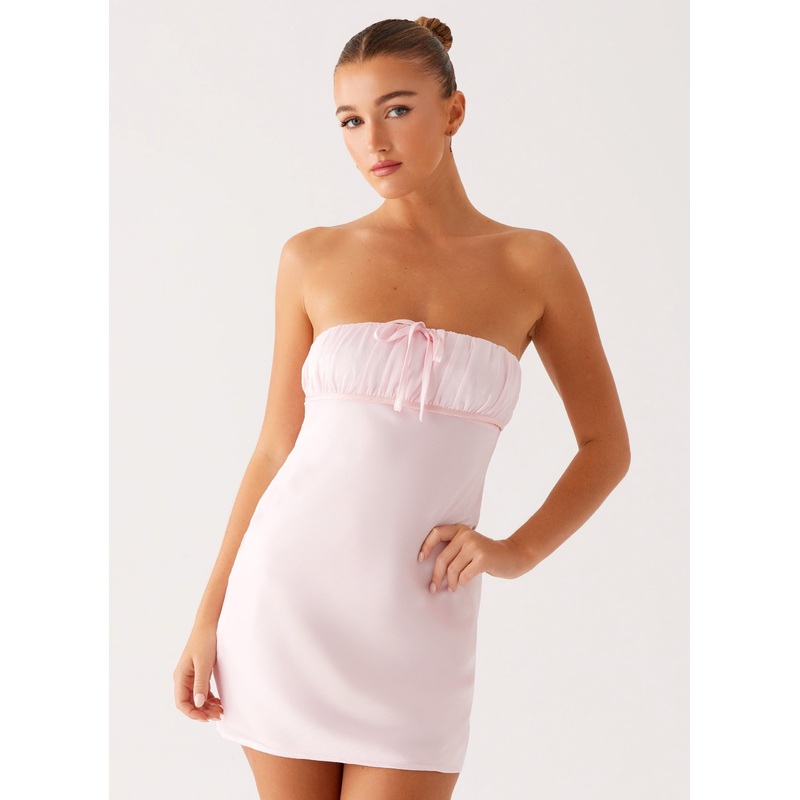Evity Mini Dress – Pink
