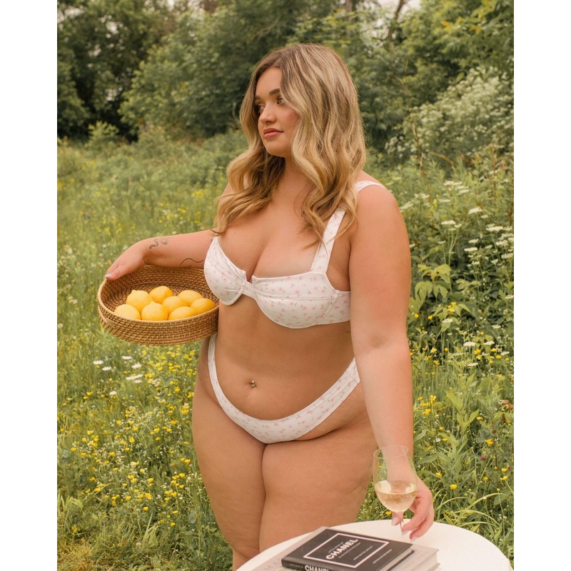 Marina tanga bottom – Floral pink