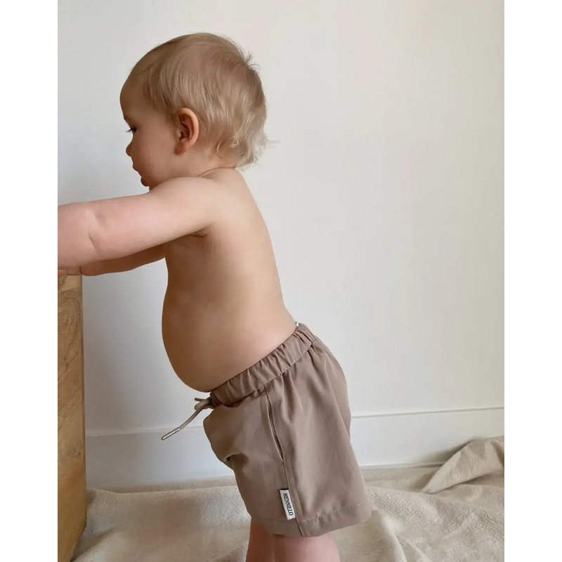 Noah boys swimtrunks – Mocha brown