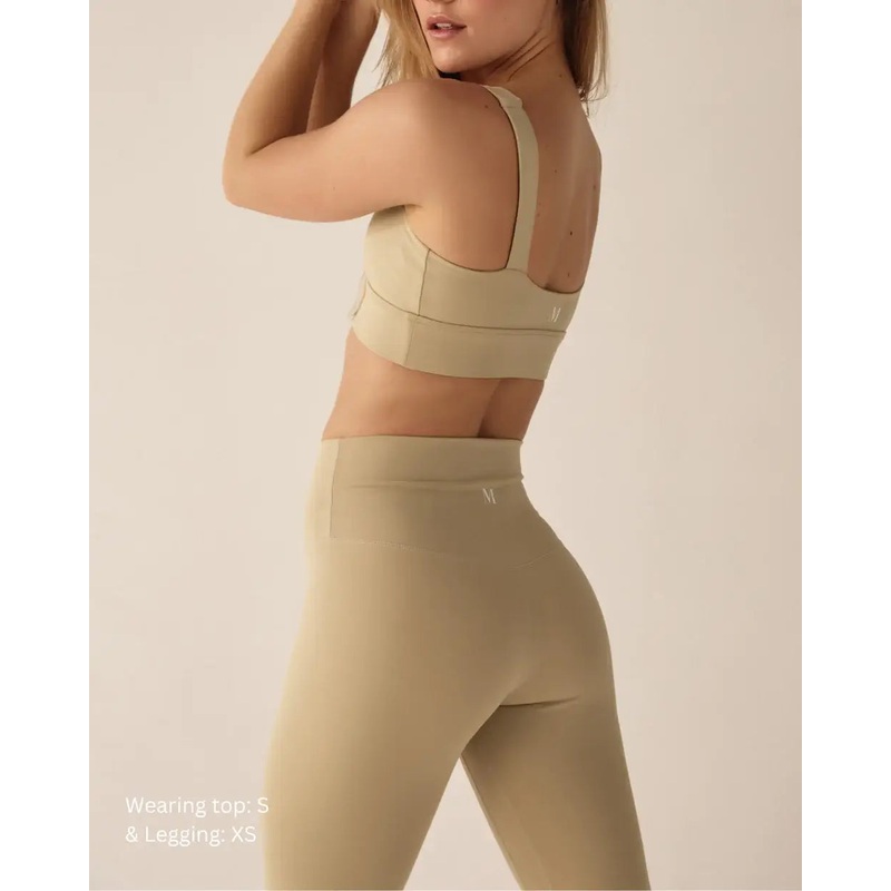 Sculpt sports bra – Green sand