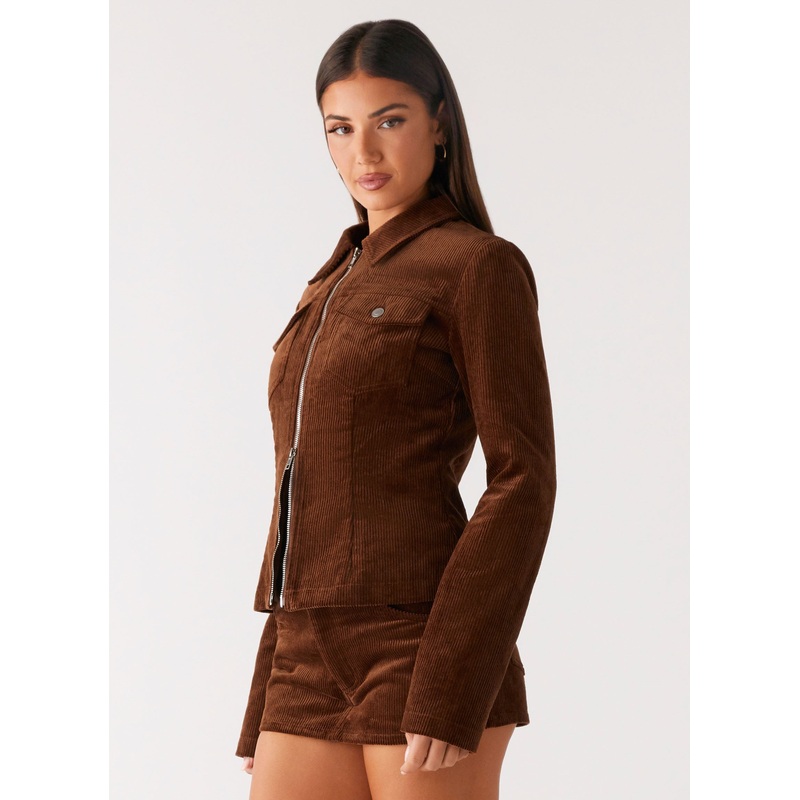 Taliyah Cord Jacket – Walnut