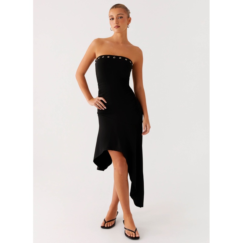 Unapologetic Midi Dress – Black