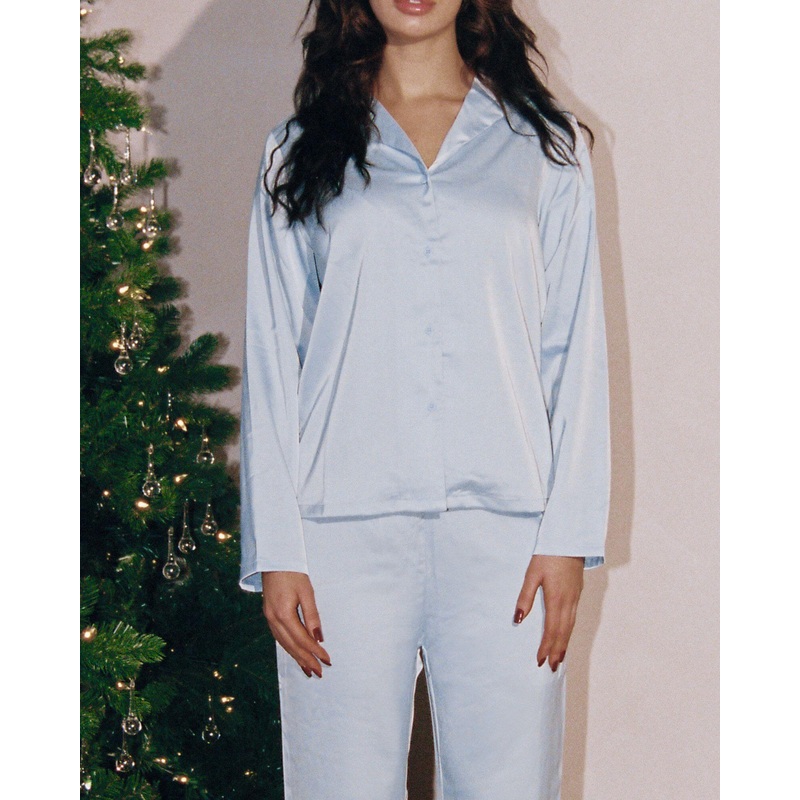 Viola blouse – Silky blue