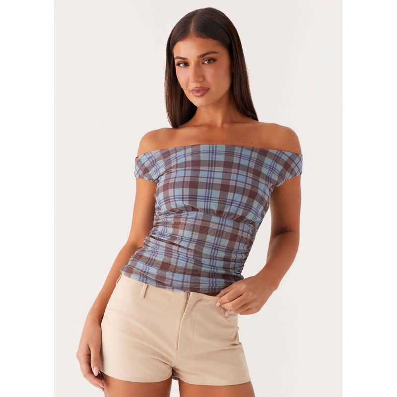 Zahli Off Shoulder Top – Shoreline Check