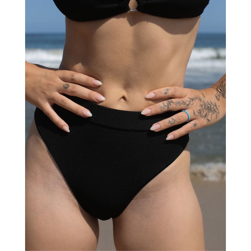 Adle bottom – Black rib