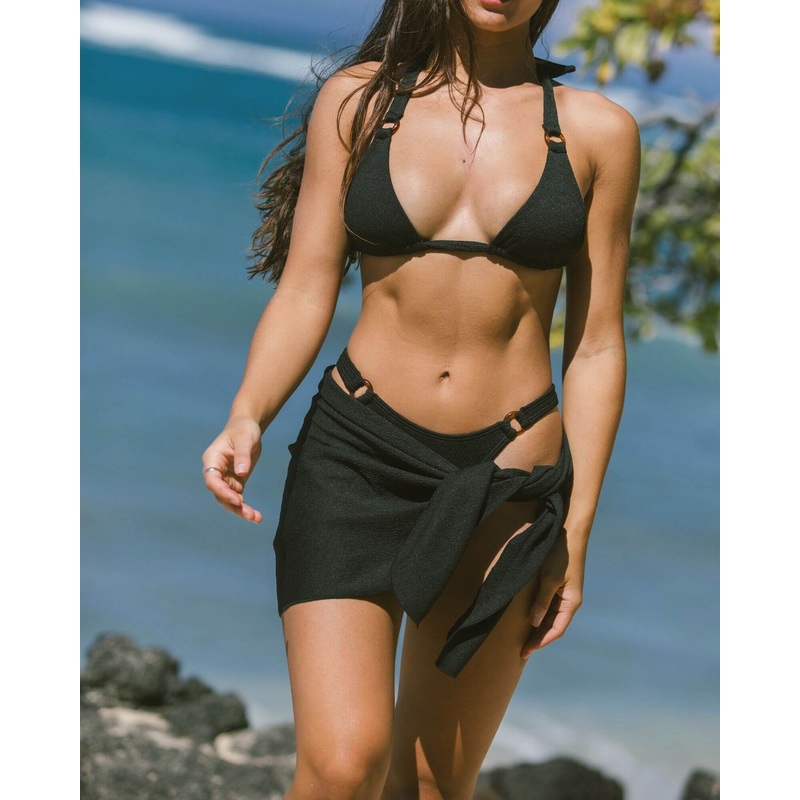 Arya sarong – Black crinkle