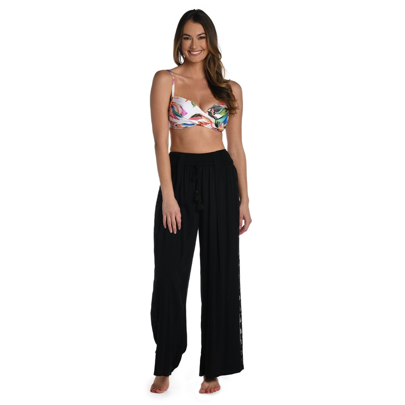 Coastal Covers Palazzo Pant – Black – FINAL SALE