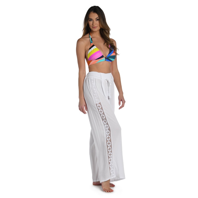 Coastal Covers Palazzo Pant – White – FINAL SALE
