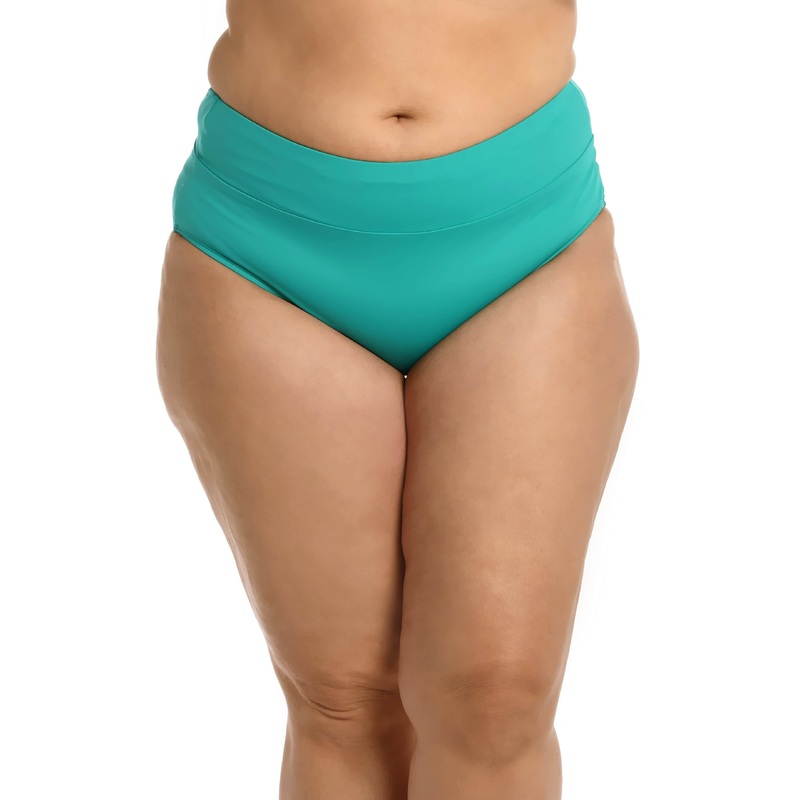 Island Goddess High-Waist Bottom – Emerald (Final Sale)