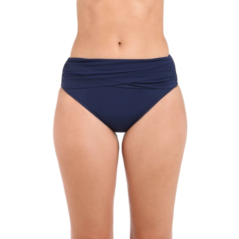 Island Goddess Mid-Waist Sash Band Bottom – Indigo