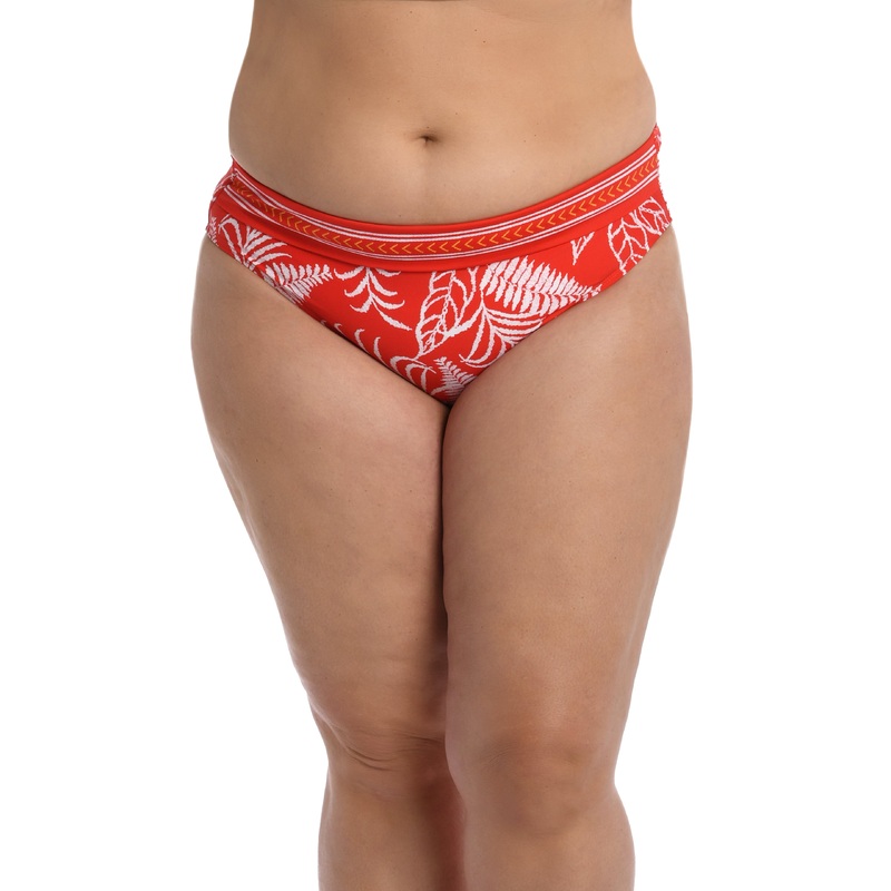 Tropical Tapestry Banded Hipster Bottom (Final Sale)