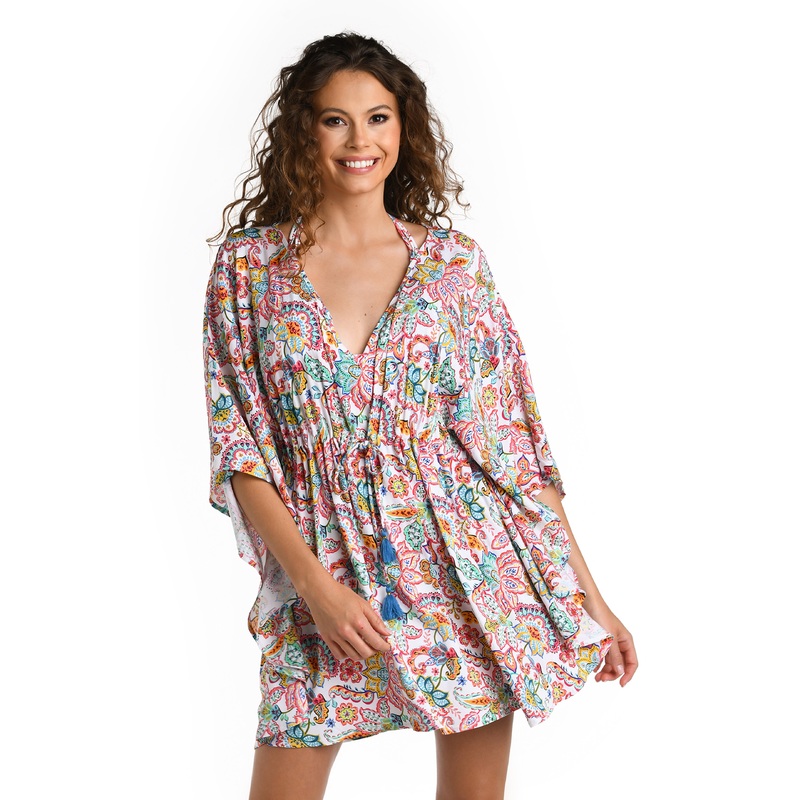 Gypsy Soul V-Neck Caftan Cover Up (Final Sale)