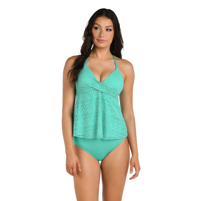 24th & Ocean Cecily Crochet Wrap Tankini Top – FINAL SALE