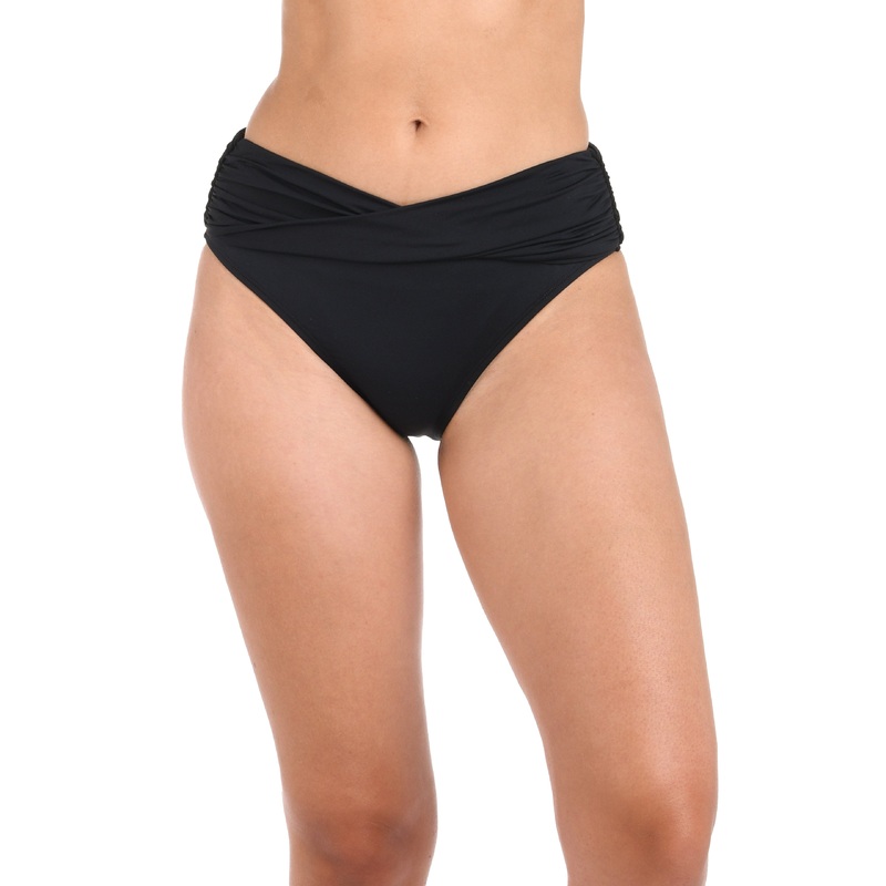 Island Goddess Mid-Waist Twist Front Bottom